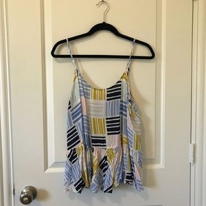 Geometric pattern camisole